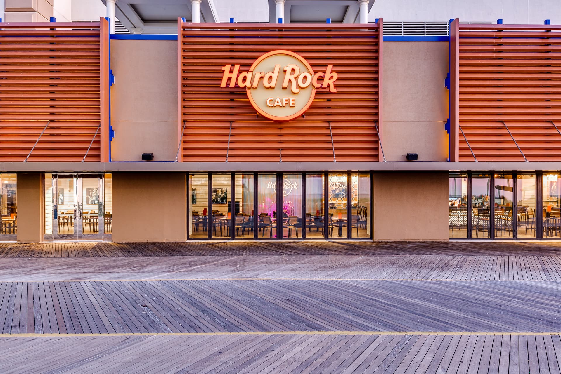 Restaurant exterior at the boardwalk