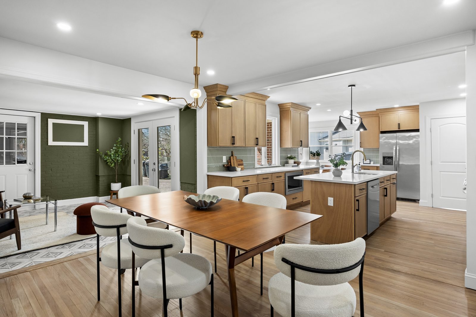 Open concept kitchen, Collingswood NJ